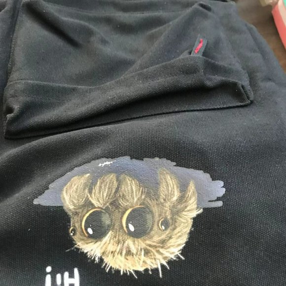 black canvas backpack - Picture 4 of 4